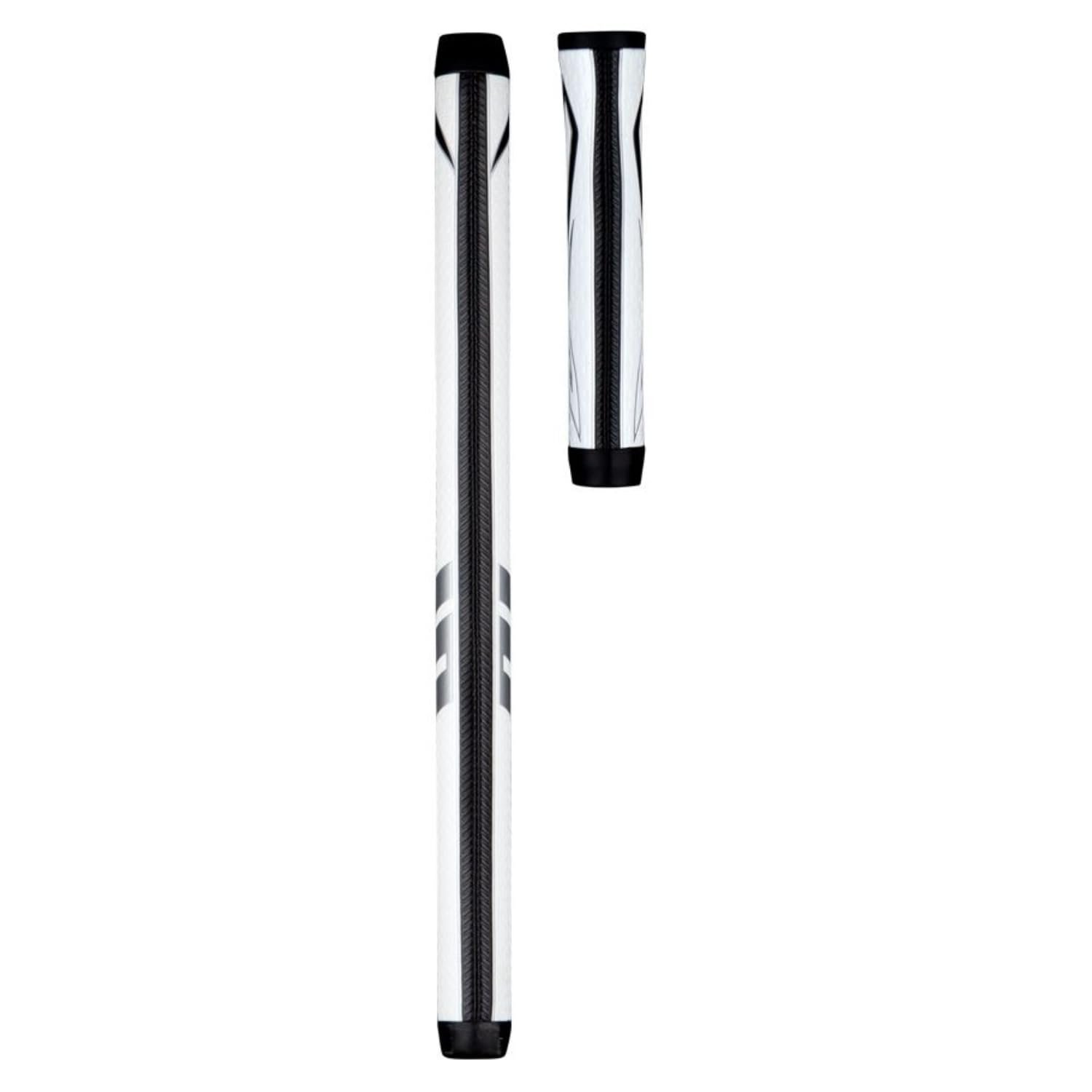 SuperStroke Zenergy - Tour 1.0 - Lot de 2 grips de putter, blanc/noir
