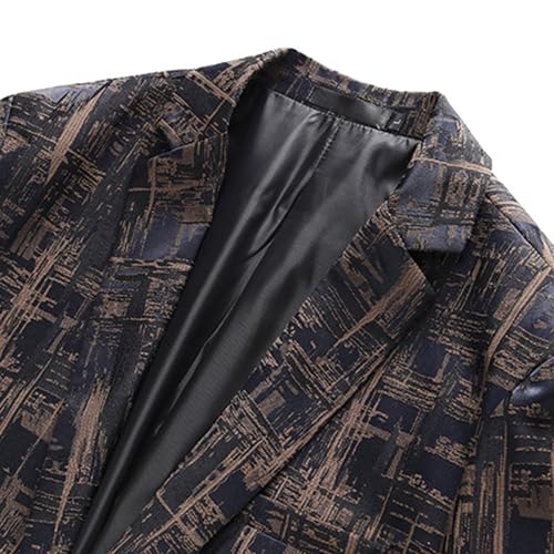 Men's Suit Jacket for Party Dinner 1 Button Slim Fit Notched Lapel Blazer Jackets Casual Business Sport Coat2