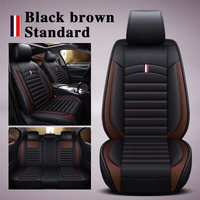 Couvre-coussin auto en cuir PU et housse de siège de voiture pour VW Phaeton Atlas - 7