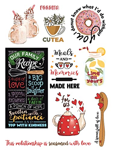 anujarusiya Love Stickers | 95 Cute self Adhesive Stickers | Matte Laminated Paper Stickers| Perfect for Anniversary, Gift, Greeting Decor