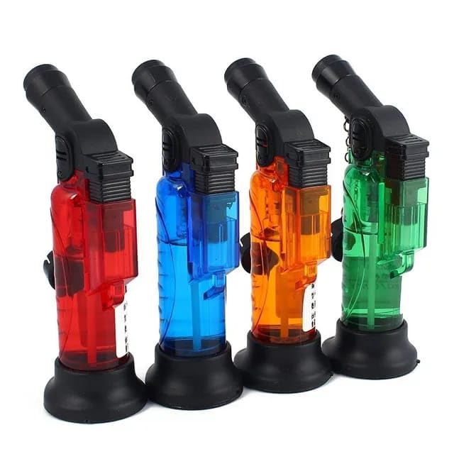 Image of Refillable Windproof Jet Flame Torch Lighter Any Random Colour Will Be Sent