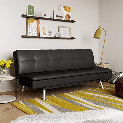 Serta Nelson Convertible Sofa Bed, Black #TOP18