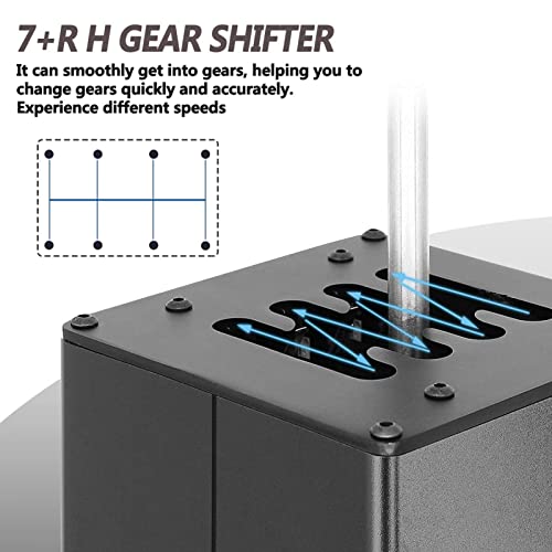 Simulador de câmbio USB, Jogos de corrida com base em liga de alumínio H Mudança de marcha com cabo