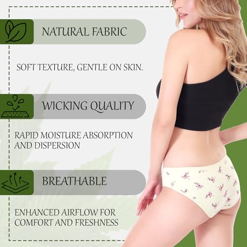 Image of XJARVIS Lima Women Boyshort Underwear Breathable Stretch Cotton Boyshort Panties Designed for All-Day Comfort Made with Cotton Blend Soft Flexible Mid-Rise Moisture-Wicking