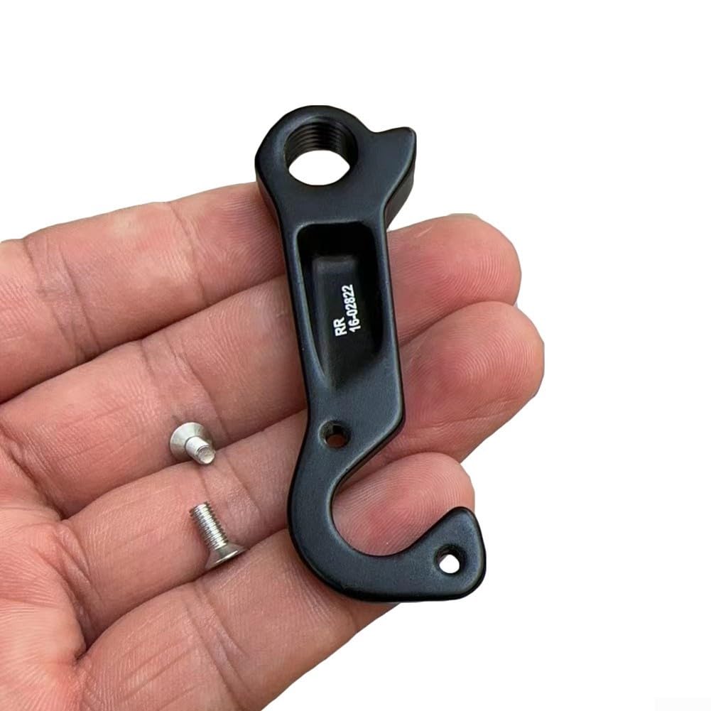 Percha de cambio trasero de aleación de aluminio para bicicleta con distancia de agujero de 56 mm, diseño ligero compatible con Cube Axial 10151 SL 16-02822 Agree C: 62, negro