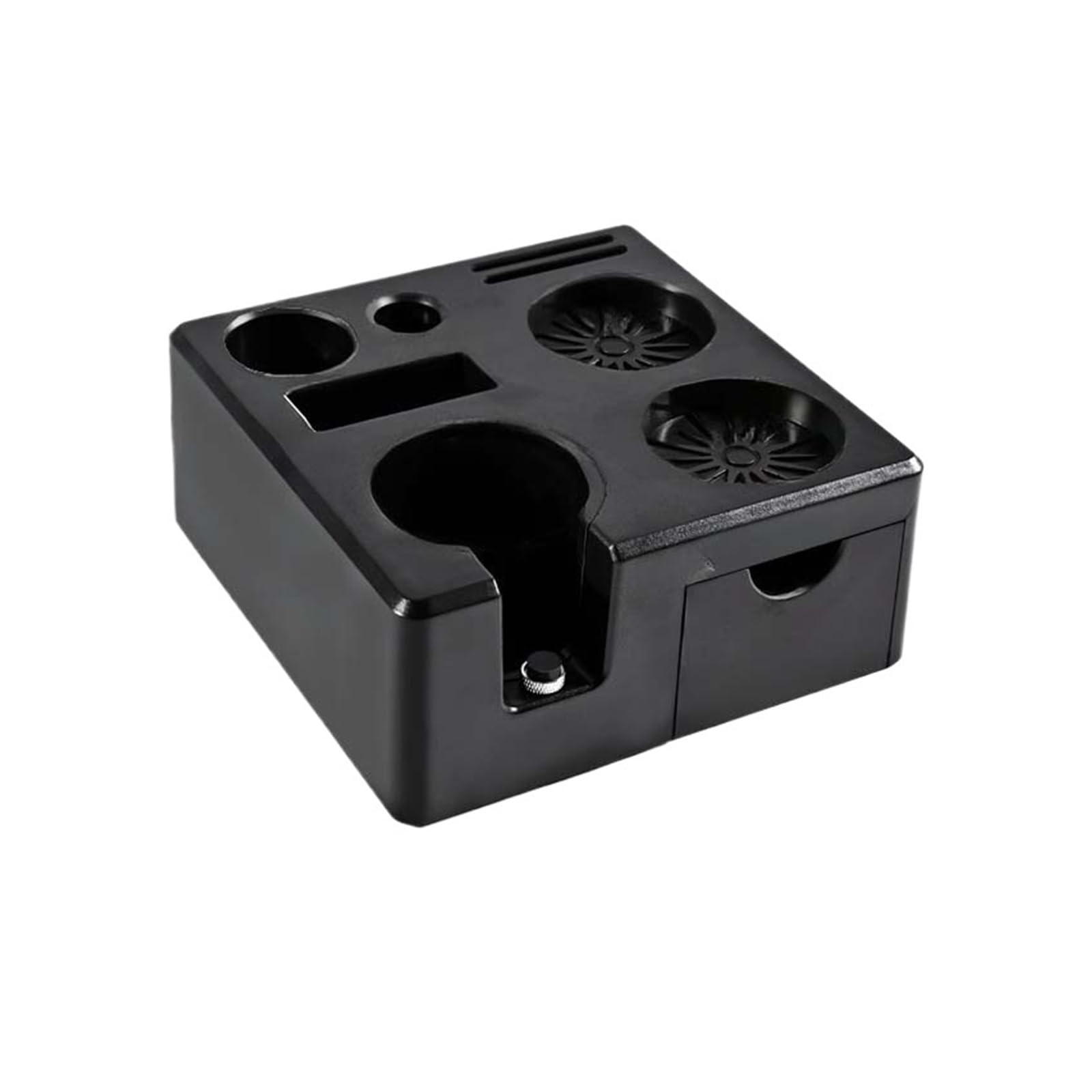 Portafiltro for Stazione Antimanomissione Caffè 51mm 54mm 58mm Multiuso, Compatibile Con Delonghi, Compatibile Con Breville, Accessori for Caffè Espresso Strumento Barista(51-58mm Black)