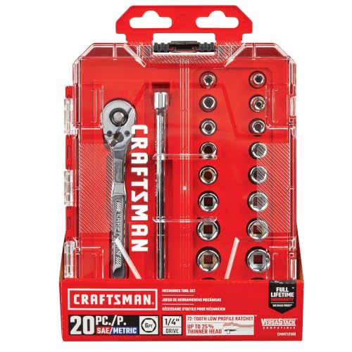 CRAFTSMAN 1/4 Inch Drive Tool Set