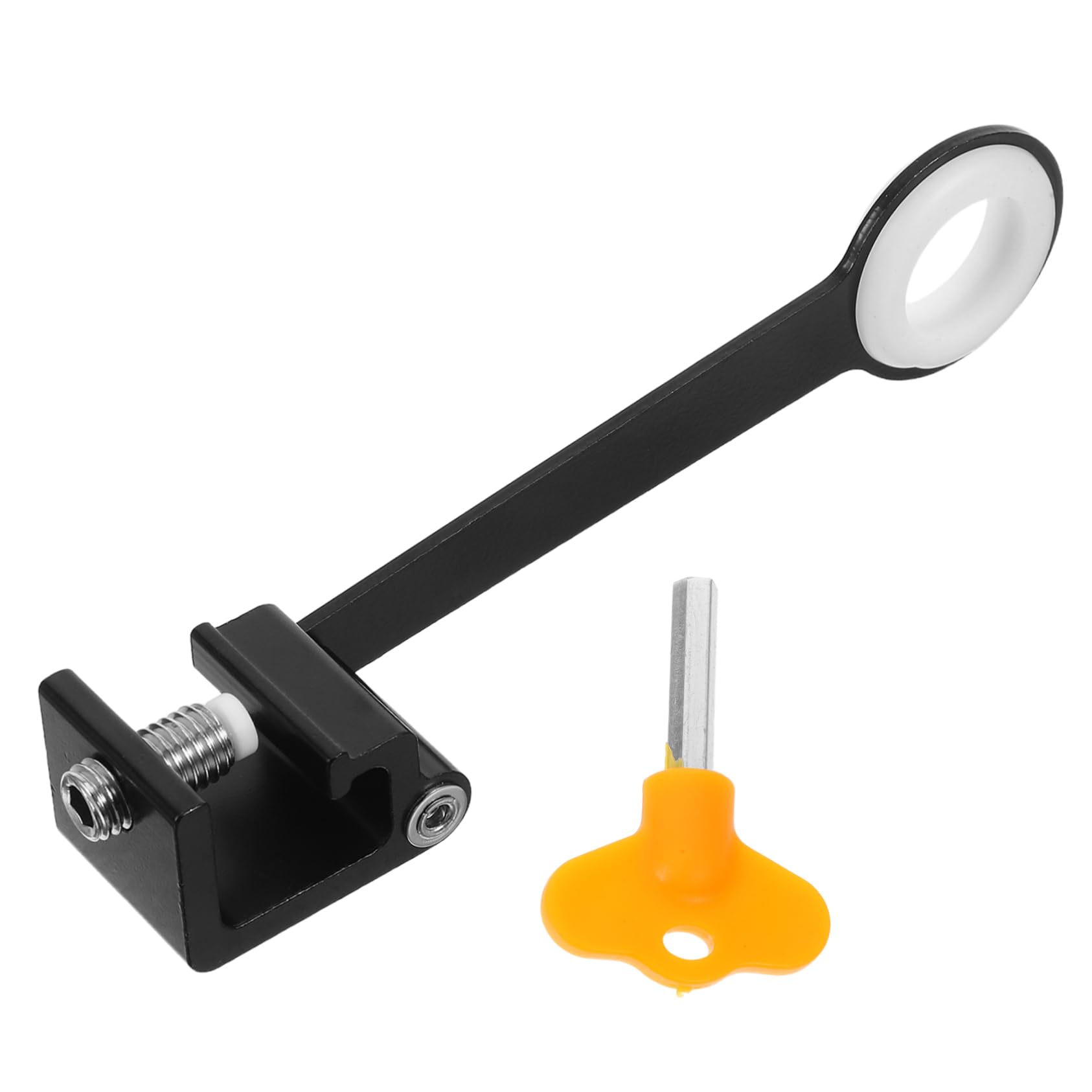 DECOMELODY Aluminum Alloy Window Restrictor Lock Childproof Safety Limiters with Key Weather Resistant No Drill Installation for Upvc Windows Home Security and Protection