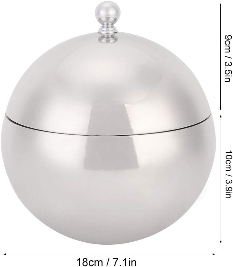 Insulated Ice Bucket, Stainless Steel Double Wall Insulation Ice Trays Container Wine Champagne Barrel with Cover for Wedding Parties