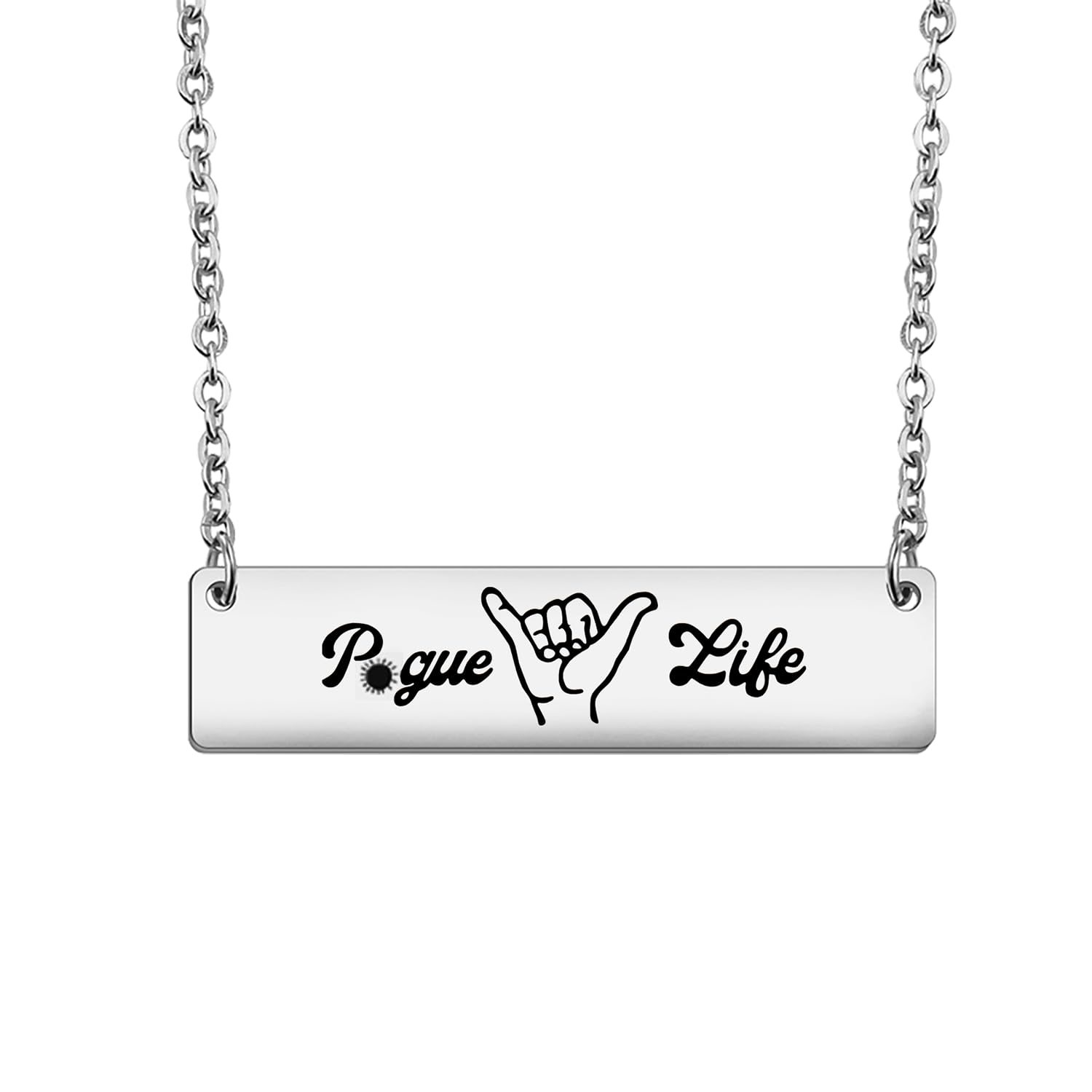 MAOFAED Vintage Necklace for Fans, Tv Show Inspired Gift, Surfing Gift for Women