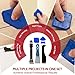 Silicone Caulking Tool Kit, Caulk Remover Tool, Putty Knife Scraper, 3 Glass Glue Corner Scrapers, Grout Removal Tool with Stainless Steel Head for Kitchen Bathroom and Window