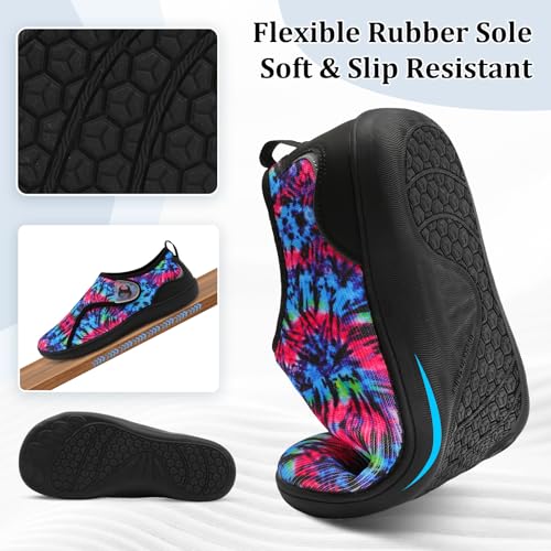 Image of Womens Walking Shoes Comfortable Wide Diabetic Shoes Adjustable Zero Drop Edema Shoe Breathable Neuropathy Nursing Shoes Casual Wide Width Sneakers