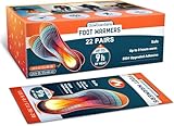 Insole Foot Warmers Long-Lasting Heating up tp 9h Air Activated Disposable Feet Warmers for Men & Women 22pairs 9-12inch