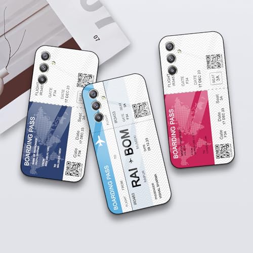 Image of COLORflow Back Cover Compatible with Samsung Galaxy A34 5G | Boarding Pass Colors Customized | Shockproof TPU Bumper with Camera Protection Back Cover Compatible with Samsung Galaxy A34 5G, Multi
