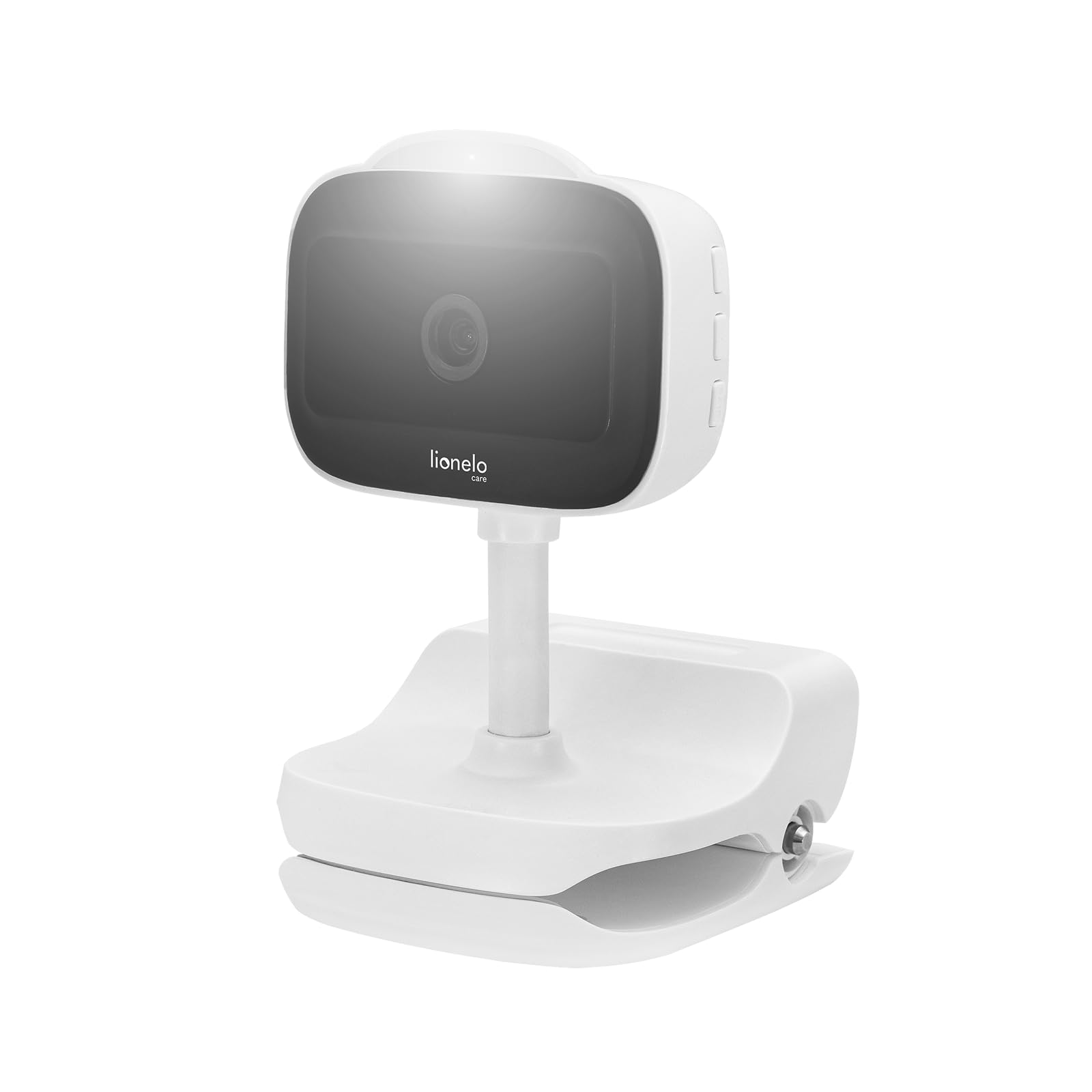 lionelo Babyline Go, Babyphone Caméra sans Fil 4 x Zoom 2304x1296 p, Mode Nuit 8 m Communication Bidirectionnelle, Berceuses, Capteur de Température et de Mouvement, Notifications