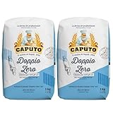 Caputo Doppio Zero 1 kg – Harina de Trigo Tipo 00 Italiana para Pizza Napolitana, Pasta y Pan Casero – Molino Caputo - Pack Laborawi (x2)
