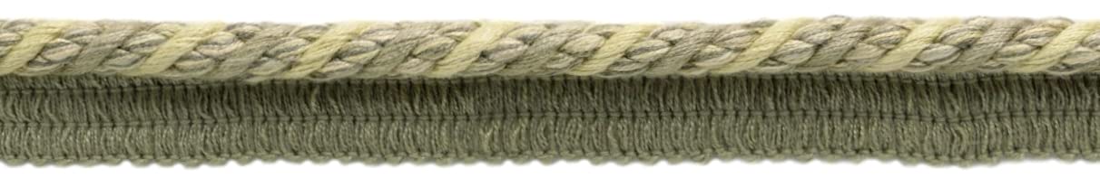 Cuerda trenzada de 0,5 cm Beachwood Beige en tres tonos para costura, 4,5 metros