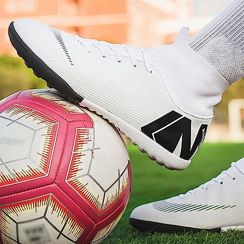 Jethrora Chuteiras de futebol de salão ao ar livre chuteiras de futebol juvenil masculinas chuteiras