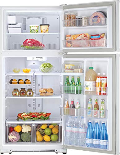Winia WTE21GSWMD 21 Cu. Ft. Top Mount Refrigerator With Factory Installed Ice Maker - White on Fridge.com