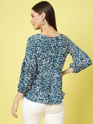 Image of OOMPH! Women's Floral Relaxed Fit Tunic Shirt