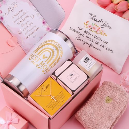 Birthday Gifts for Mom from Daughter Son - Christmas Presents for Mother in Law, Mama, Stepmom Birthday Gifts Basket, Best Mom Ever Gift Ideas Personalized Mothers Day Gift Box w/Tumbler - Image 3