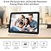 Atatat Digital Photo Frame with 1920x1080 IPS Screen, Digital Picture Frame Support Adjustable Brightness,Photo Deletion,1080P Video,Music,Slideshow,16:9 Widescreen- P800