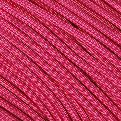 The Paracord Store Type III 550 Paracord - 100 FT Hank, Fuschia