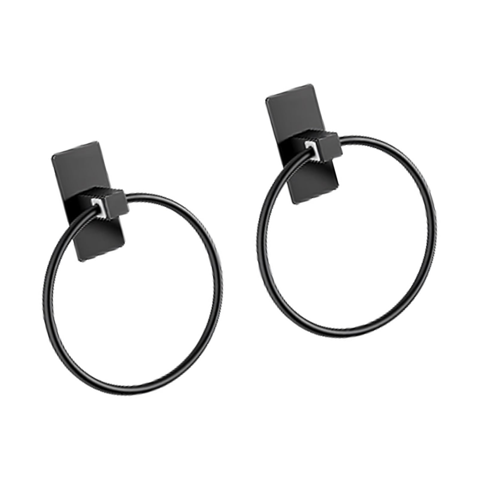 Oxxggkao 4Pack Contemporary Towel Rings with Strong Adhesive Tape Quick Setups Towel Holder Ideal for Renters and Homeowners Dorm Room Organizers