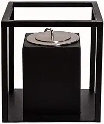 Lareira Ecológica a álcool ou etanol c/queimador redondo de 15cm