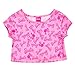Barbie Big Girls Lounge Pajama Shirt and Pajama Shorts Sleep Set Logo Pink 10-12