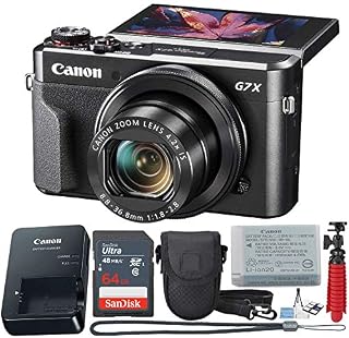 Canon PowerShot Digital Camera G7 X Mark II with Wi-Fi & NFC, LCD