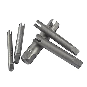 Pinakine Broken Head Tap Remover Stripped Screw Tap Extractor Set M4-M22 5 Pcs M5-M12| Screwdrivers - Professional | Light Equipment & Tools