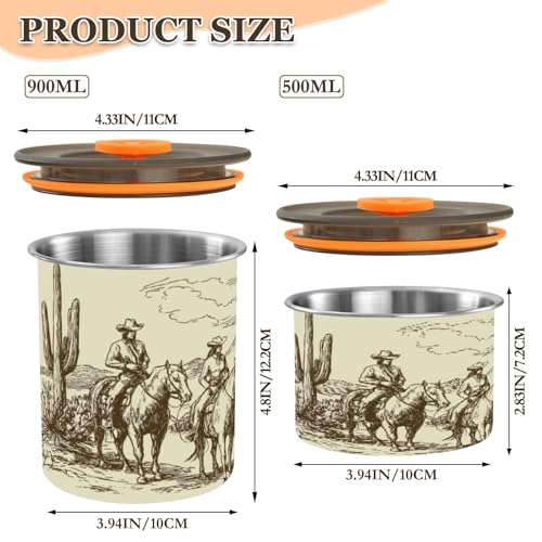 Recipiente hermético acero inoxidable para café 500ml miniatura 2