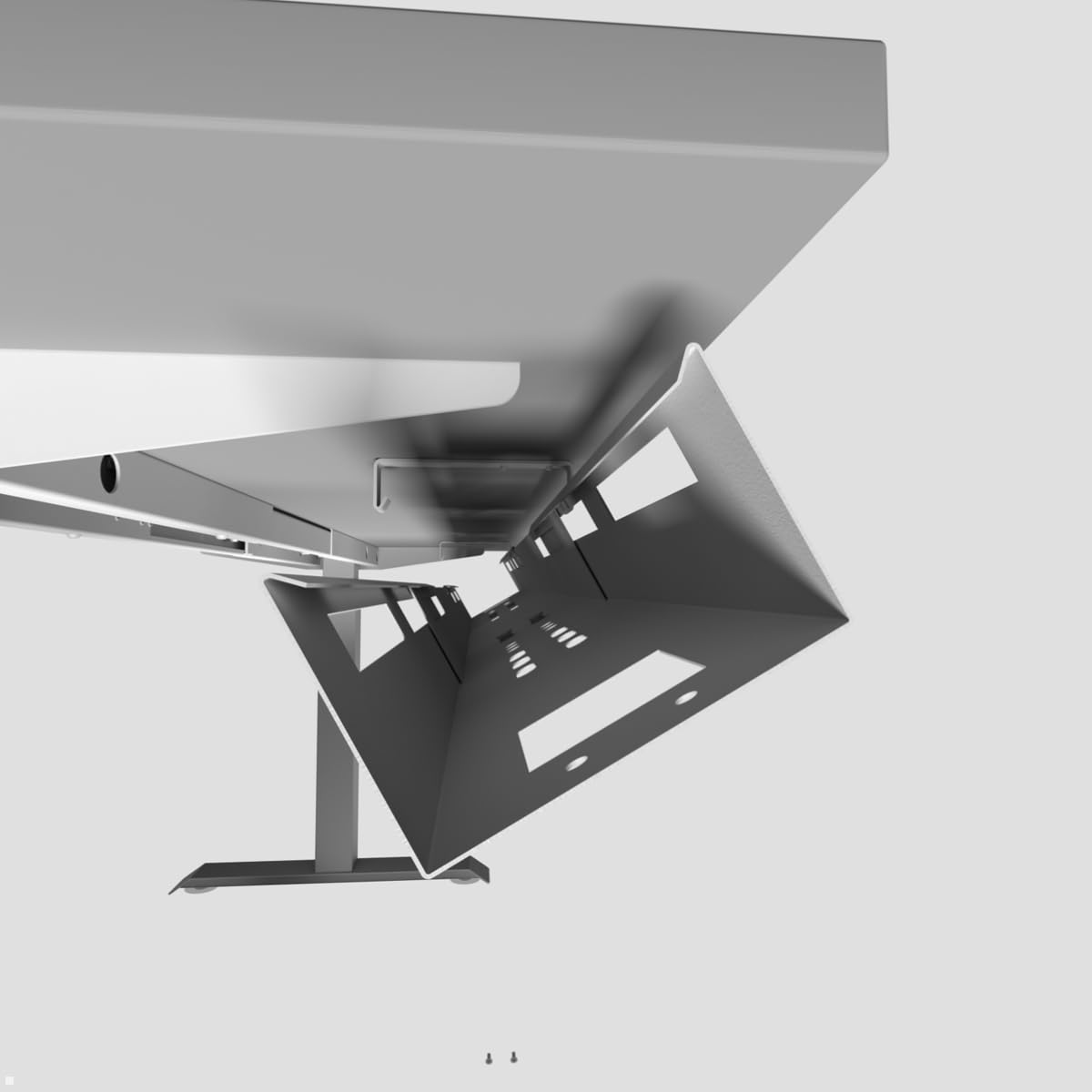 TKW006 Kabelwanne ausziehbar 1100-1700 mm (Silber)
