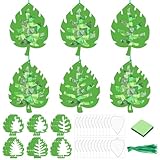 Palm Sunday Crafts Set: you will receive 24 sets of palm leaf tissue paper craft kits, which include 24 palm leaf, 24 transparent stickers, 500 pieces of colored tissue paper (light green, green, dark green) and 24 green ribbons; Whether you are crea...