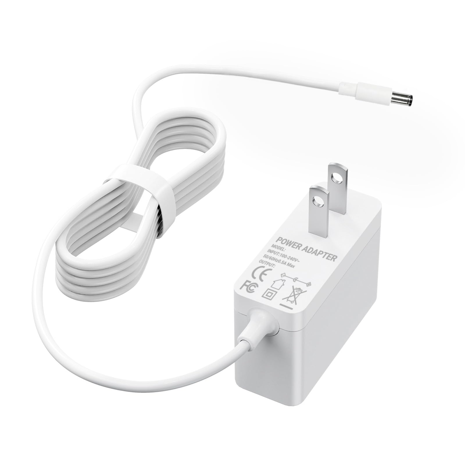 Power Cord Compatible with Kasa Smart Indoor Security Camera EC70 EC71 KC410s Pan/Tilt for Baby and Pet Monitor AC Adapter 9V Charger Supply 9.8Ft White