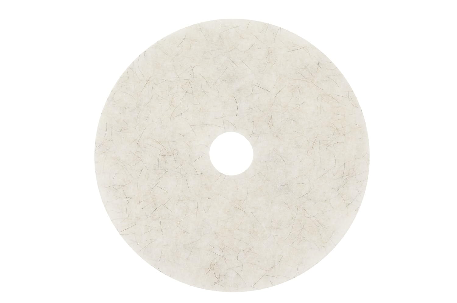 3M Natural Blend White Pad 3300, 21 in, 5/Case