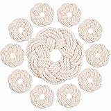 Macrame Coasters Boho House Decor, Boho Table Decor Coaster For Desk, Boho Chic Table Decor, Bohemian Coasters For Drinks, Desk Coasters For Office, Cute Coasters For Desk, Woven Coasters 10pcs