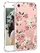 iPhone 7 Case, Hepix Clear Soft Flexible TPU Watercolor Flowers Floral Printed Back Cover for iPhone 7 [4.7 inch]