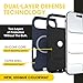 OtterBox iPhone 17 Air (Only) – Commuter Series Case – Built-in MagSafe – Thin, Dual-Layer, Pocket-Friendly, Port Cover – Midnight Sky (Blue/Black)