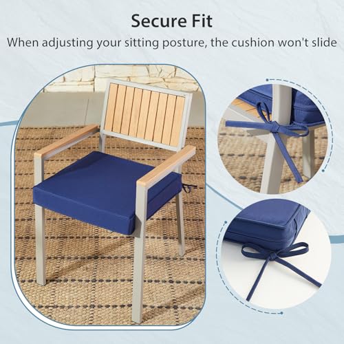 Weoavry Outdoor Chair Cushions Set Of 2, Waterproof Patio Chair Cushions thumb #6