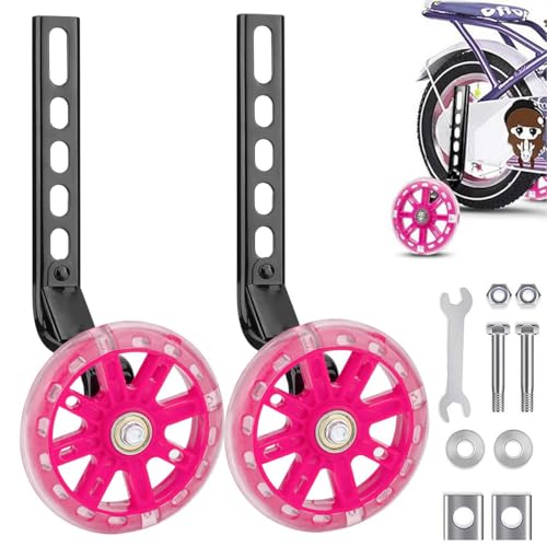 Stabilisateurs de vélo, stabilisateurs de vélo pour enfants, 1 paire de roues d'entraînement pour garçons et filles, kit de stabilisation pour vélo d'enfant de 30,5 cm, 35,5 cm, 40,6 cm, 45,7 cm