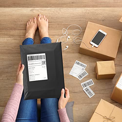 Image of UCGOU 14x17 Black Poly Mailers Shipping Bags 100 Pcs Large Poly Mailers Mailing Bags for Shipping Clothes Self Sealing Package
