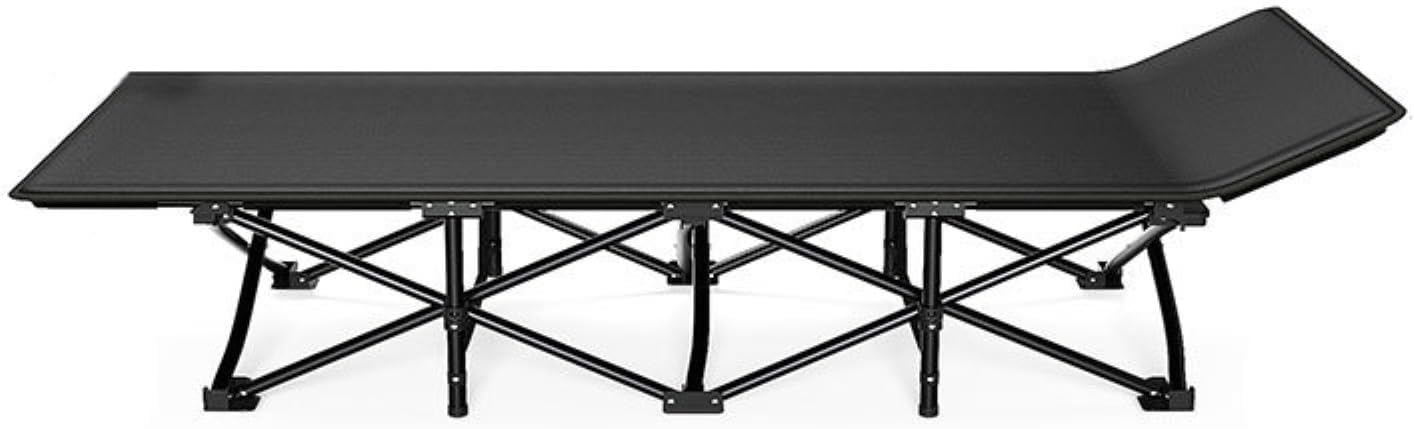 Folding Bed Home Folding Sheet Single Office Lunch Break Bed Leisure Convenient Recliner Outdoor Camping Folding Bed Portable Outdoor Folding Bed for Camp Home Office (Color :