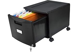 Storex 1 Drawer File Cabinet