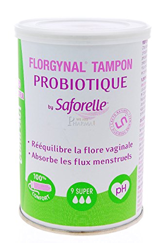 Saforelle Florgynal Tampon Probiotique Applicateur Compact 9 Super Cover