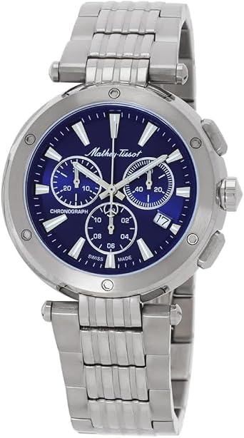 Mathey-Tissot Neptune Chrono Chronograph Quartz Blue Dial Men's Watch H912CHABU