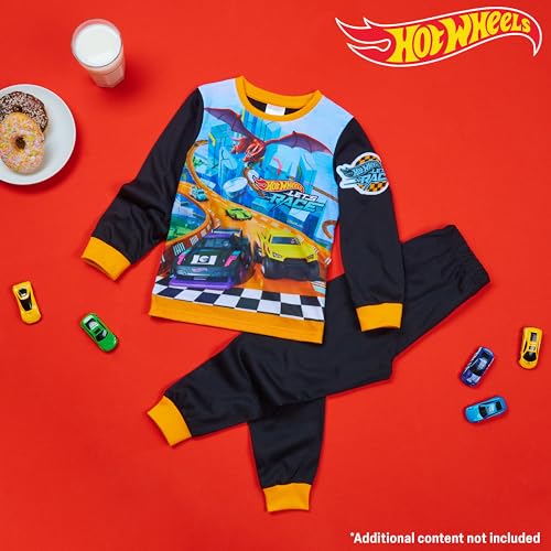 Hot Wheels Boys Long Pajama Set, Comfortable 2 Piece PJs - Boys Gifts2