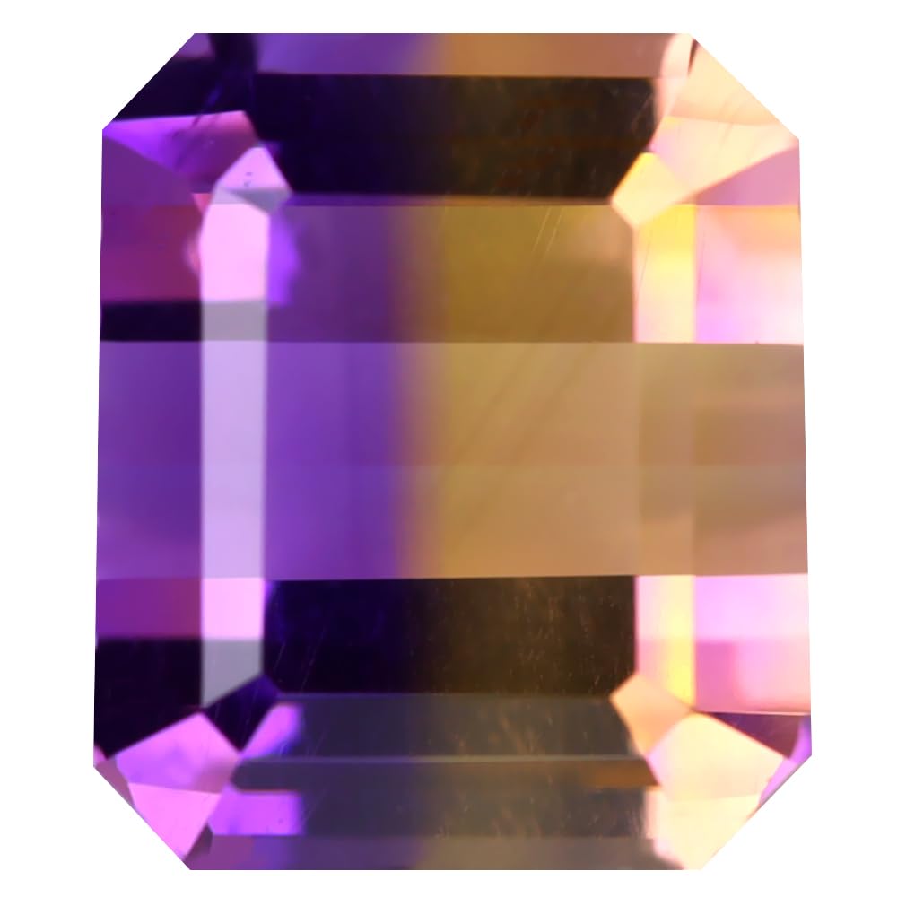 Amétrine naturelle de 12.05 ct taillée en octogone pour haute joaillerie - 2