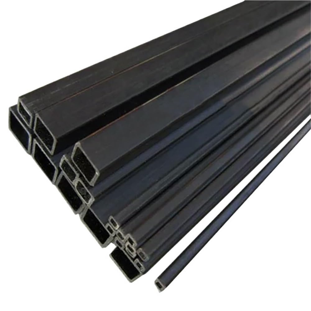 2 szt. Kwadratowa rura z włókna węglowego 20-calowe drążone pręty 3-10 mm(10x10x8.5mm)